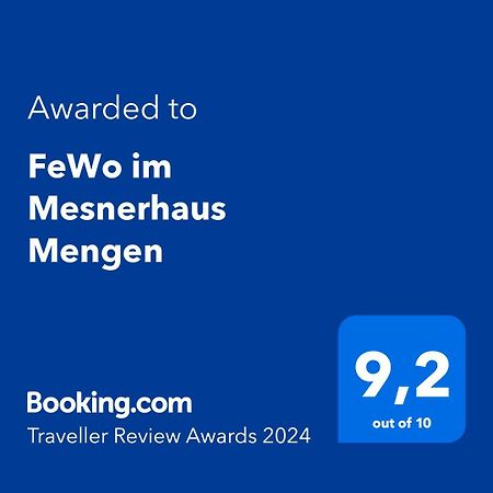 Fewo Im Mesnerhaus Mengen Buitenkant foto